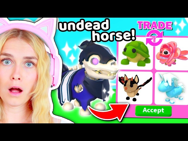 Trading Undead Jousting Horses In Adopt Me!