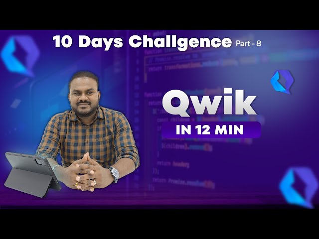 What is Qwik Framework in 12 Minutes | Tamil Web Development Tutorial 2025 | Qwik Explained