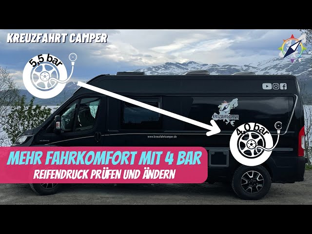 Mehr Fahrkomfort mit 4 bar - Reifendruck selbst prüfen und ändern - Fiat Ducato
