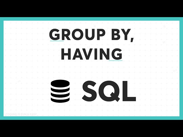 SQL Tutorial for Beginners 9 (SQL Group By, Having) SQL In Telugu, SQL Full Course in Telugu, MySQL