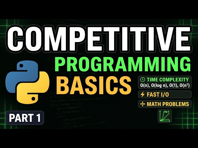 Competitive Programming Basics: Prime Numbers, GCD, and Time Complexity