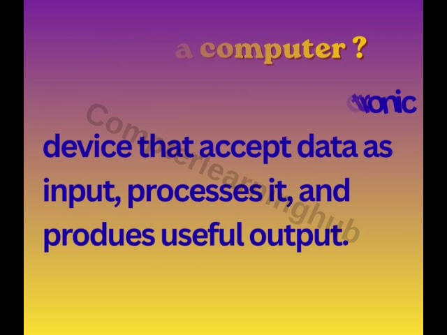 What is computer#ComputerLearninghub #ComputerLearning#computer#computerknowledge#computereducation 