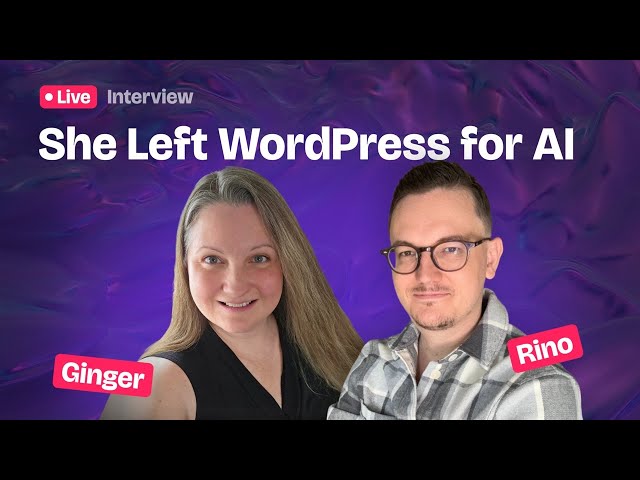 How Ginger went from WordPress developer to Lovable business strategist (interview)