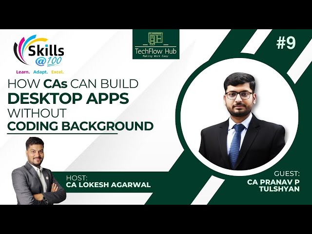 With Python Building Desktop Application without coding Knowledge|| Skills@100  @LifecoachKomal