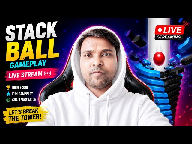 Stack Ball Live Gameplay | Stack Ball Gameplay Live | Live stack Ball | Stack Ball 3D Gameplay #live