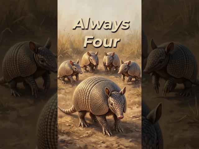 The Mammal That Almost Always Has Four Babies