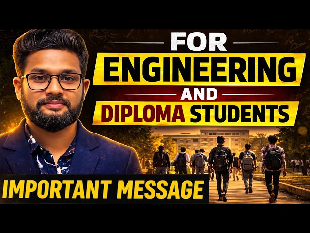 GET READY FOR BOUNCE BACK | FOR DIPLOMA & ENGINEERING | MUST WATCH |