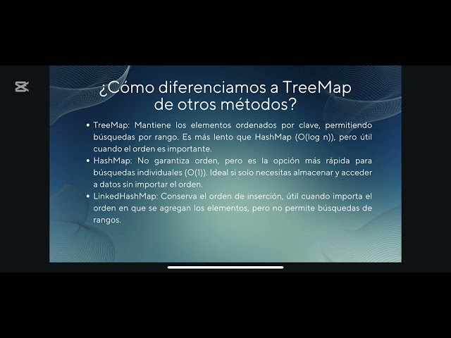 Explicación de TreeMap en Java