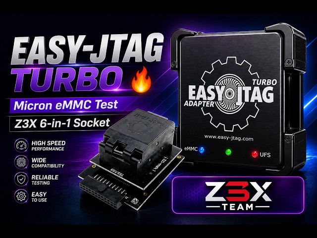 Micron eMMC TEST 🔥 EASY-JTAG TURBO Surprises!