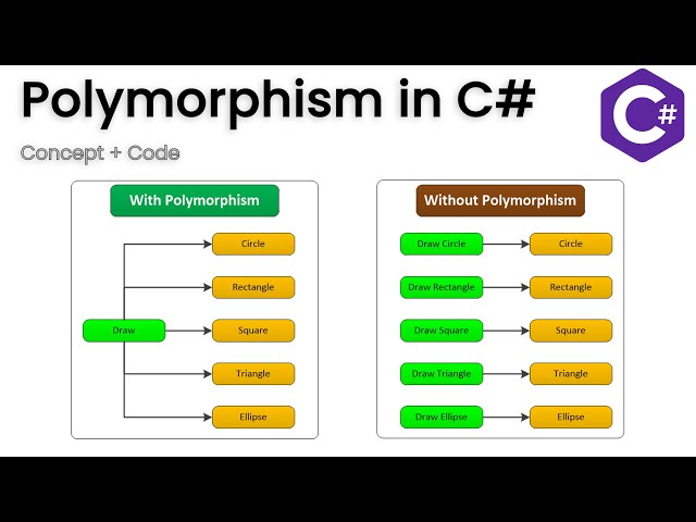 C# Polymorphism tutorial overriding method | OOP