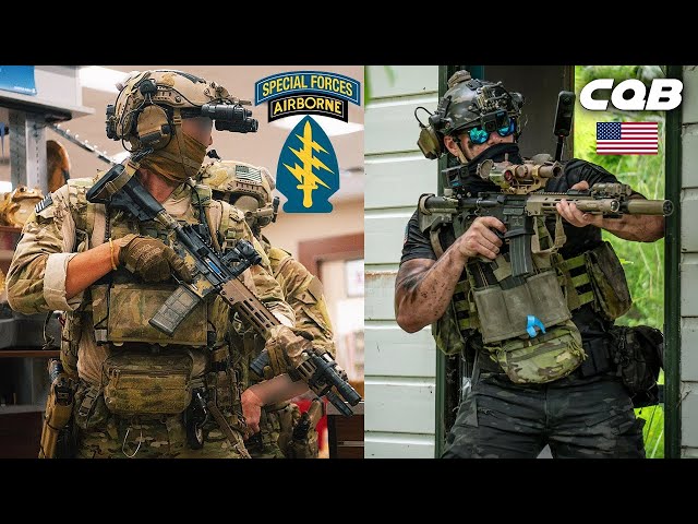 U.S. Army Special Forces Soldier Teaches Airsoft Players How To CQB!