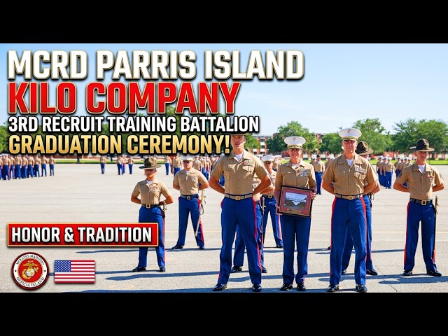 NEW MARINES! Kilo Co 3rd Recruit Training Battalion Graduation | Parris Island 2026! #USMC #Grad