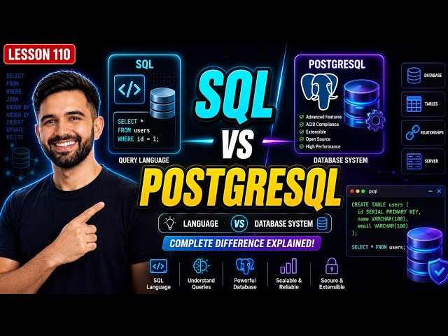 SQL vs PostgreSQL: What's the Real Difference? (Beginner's Guide)