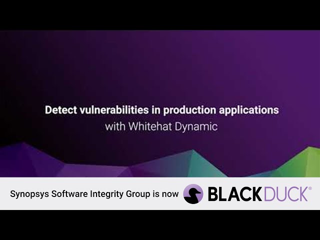 Understanding Continuous DAST in Production with Continuous Dynamic | Black Duck