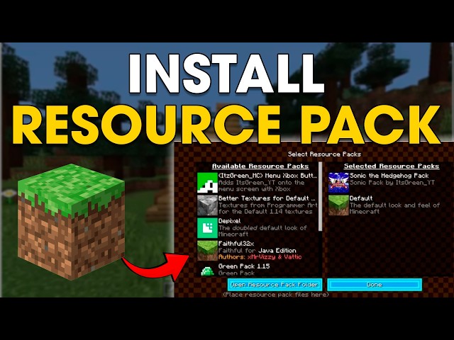 Minecraft - How To Install Custom Resource Pack (Easy Guide) 2026