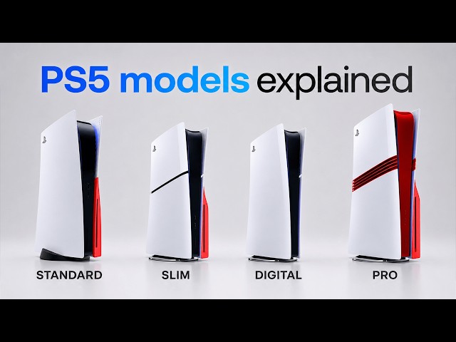 All PS5 Models Explained | Standard vs Digital vs Slim vs Pro