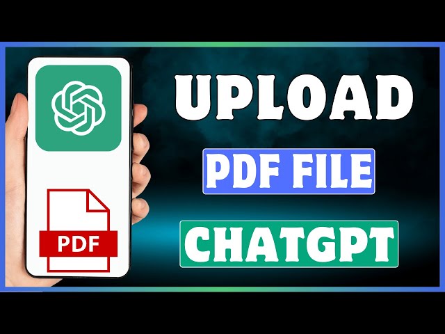 How To Upload PDF On ChatGPT | Insert PDF File To ChatGPT