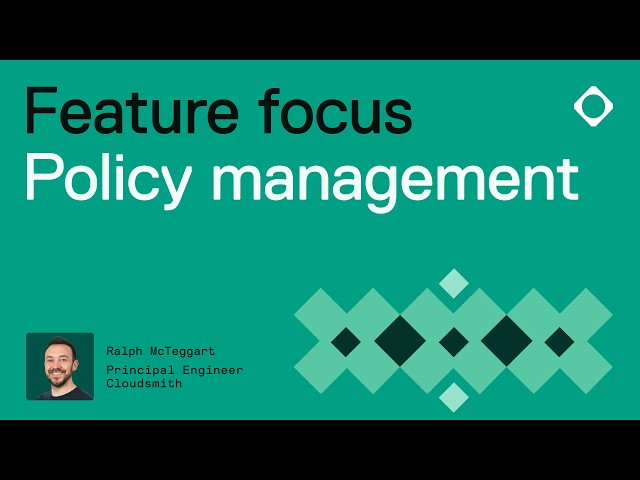 Policy management from Cloudsmith