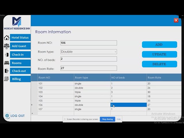 VB.NET PROJECT | Hotel Management System with Access Database