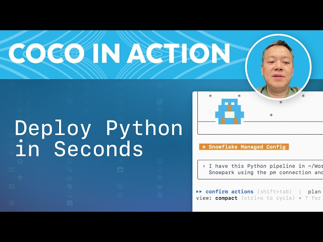 Deploy Python Pipelines to Snowflake with Cortex Code