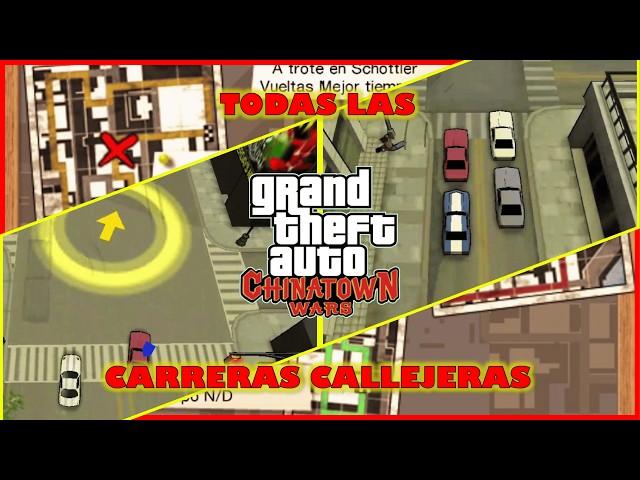 All GTA Chinatown Wars Street Races (Compilation)