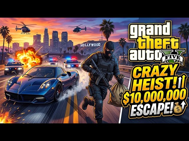I do biggest robbery in bank of GTA5 