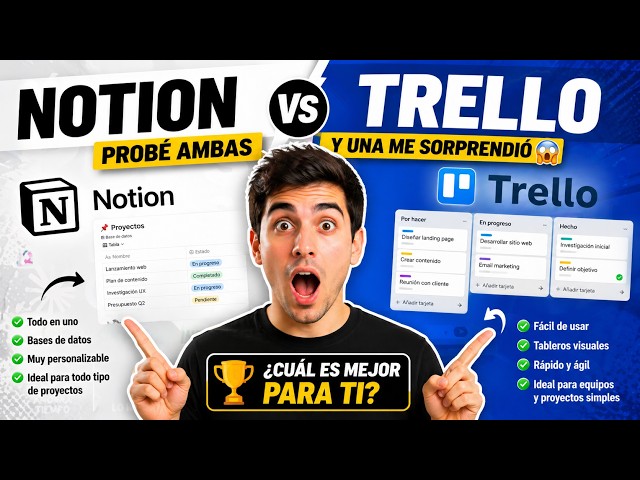 😱 Notion vs Trello: I Tried Both and One Surprised Me 🔥 Which One Is More Worth It?
