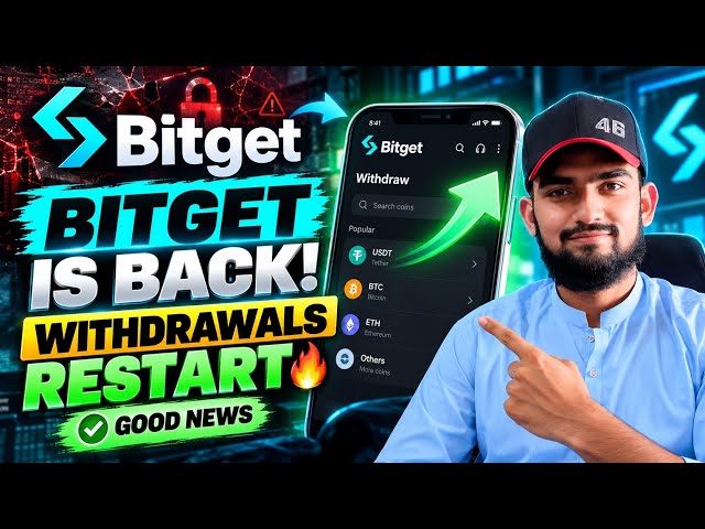 Bitget Withdrawals Restart 🔥 | BTC, ETH & USDT Withdrawal Dates After $387M Hack