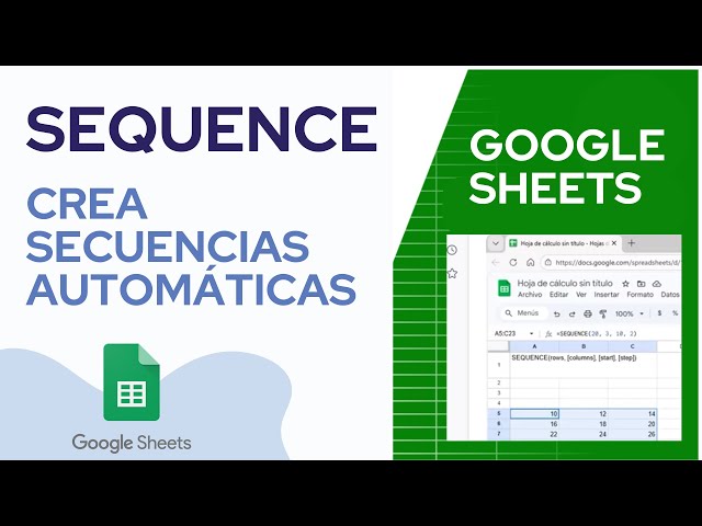 ✨ The MAGIC Formula in Google Sheets: SEQUENCE 📊 | Automate Lists in Seconds (2026)