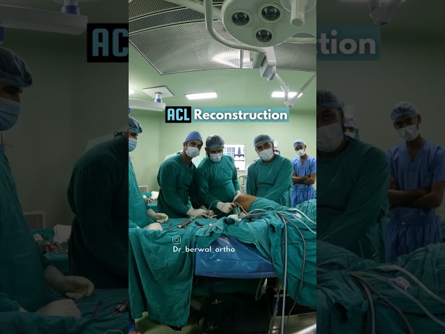 LIVE ACL Surgery😷🔥 #doctor #neetmotivation #shorts  @DoctorBerwal_Ortho