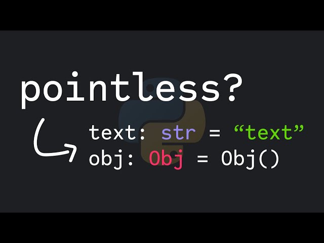 Python: A Quick Guide To Type Annotations (ft. Mypy)