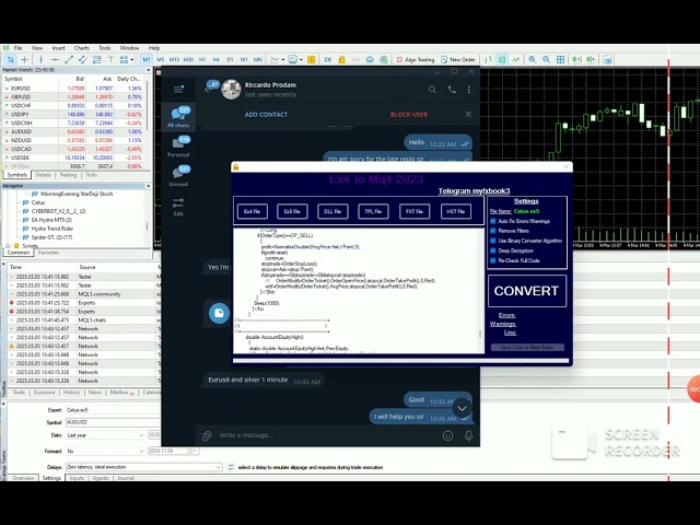 CONVERT EA FROM EX4 TO MQL4 OR EX5 TO MQL5 AND GET FULL SOURCE CODE WITH UNLIMITED LICENSE