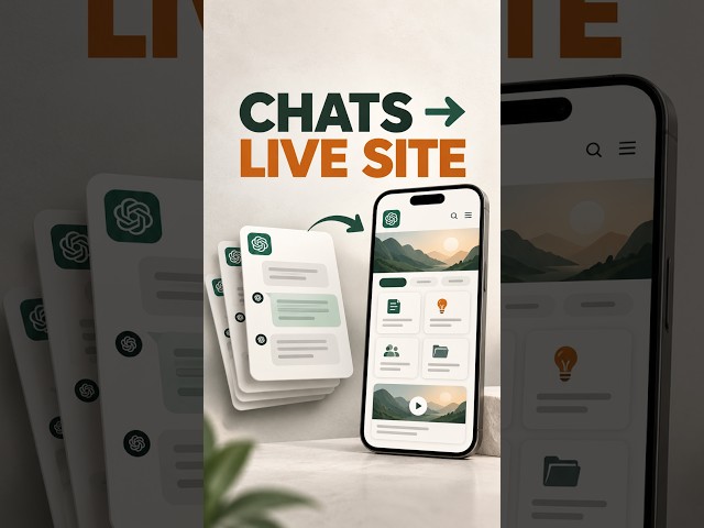 ChatGPT Sites: Turn Any Project Into an Interactive Website