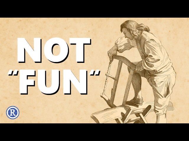 Woodworking was WORK. What happened?