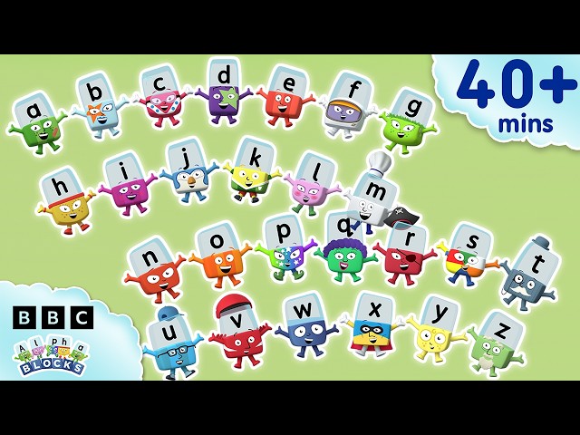 My First ABC's | Learn to Read and Spell for Kids Compilation | Alphablocks