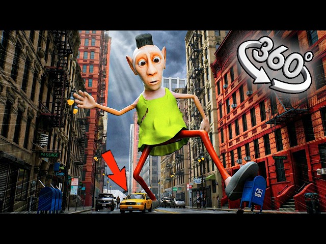 Giant Hamood Habibi Chases Me Through Town! / 360° VR