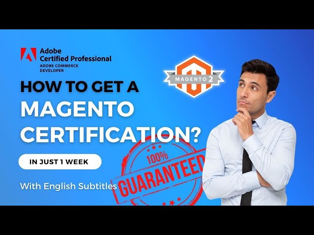How to Prepare and Pass Magento Certification Exams? (Tips And Tricks) - With English Subtitles