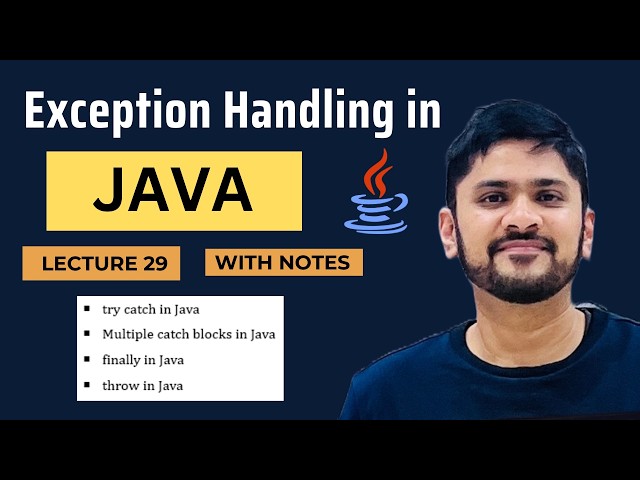 Exception Handling in Java | Java Tutorial for Beginners | Amit Thinks