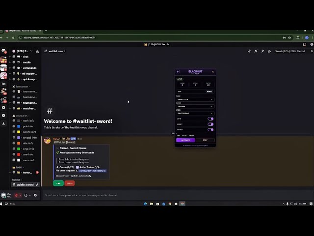 BLACKOUT! Queue Joiner ( Mctiers )