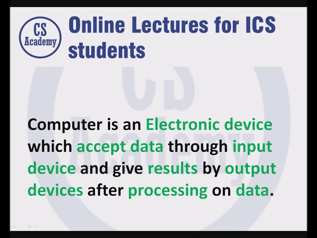 Introduction to computer