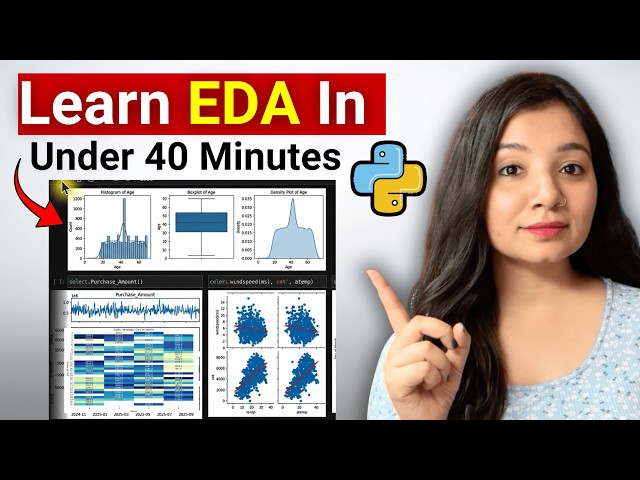Master Exploratory Data Analysis (EDA) using Python in 40 Minutes 🔥