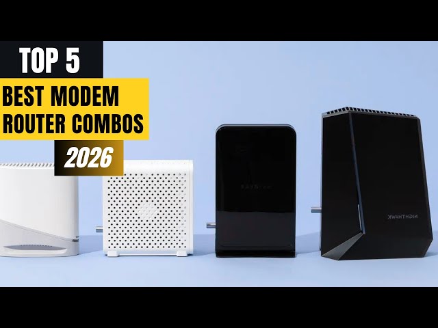 The Top 5 Best Modem Router In 2026