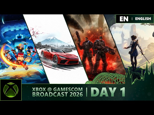 XBOX @ gamescom Broadcast 2026 | Day 1