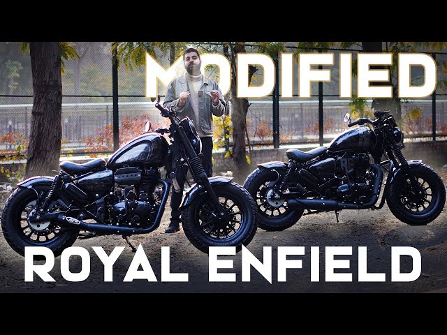 LOW BUDGET ROYAL ENFIELD MODIFICATIONS BY NEEV MOTORCYCLES