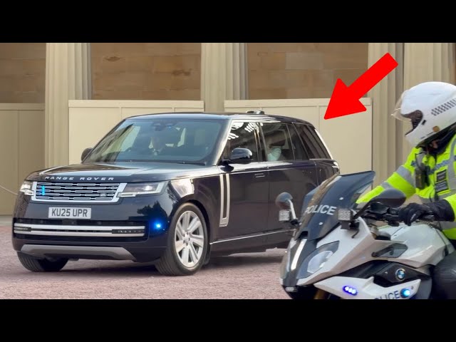 Princess Catherine & Prince William Spotted Being Escorted by SEG from Buckingham Palace 👑