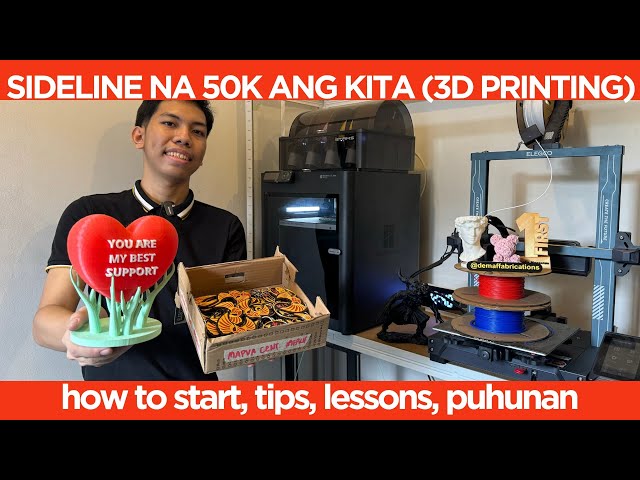 50k Sideline Lang, 3D PRINTING | How To Start, Tips, Lessons, Puhunan