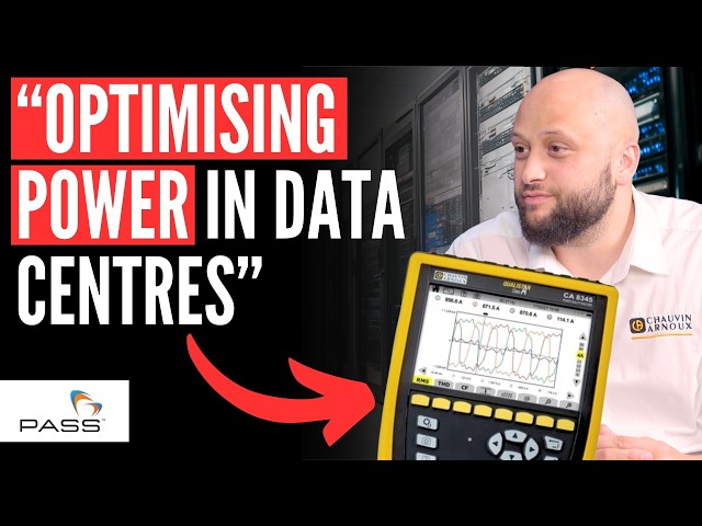 Optimising Power in Data Centres with the Chauvin Arnoux CA8345