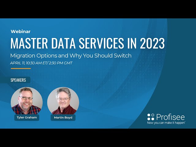 Master Data Services in 2023