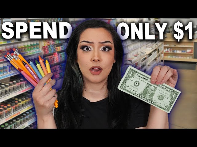 I Tried The $1 TOTAL Art Challenge...