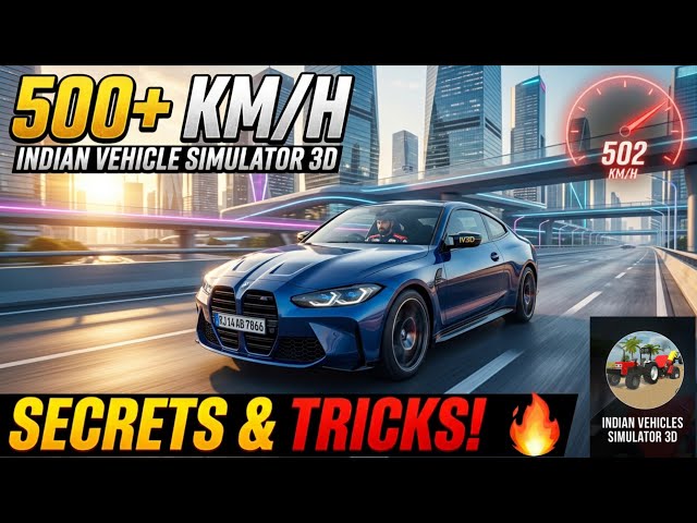 500+ SPEED SETTING 🤯 Indian Vehicles Simulator 3D New Trick! Gmr GODZILLA 